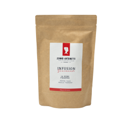 Sachet doypack kraft d'infusion vrac 200 grammes - Infusion La robe pourpre bio