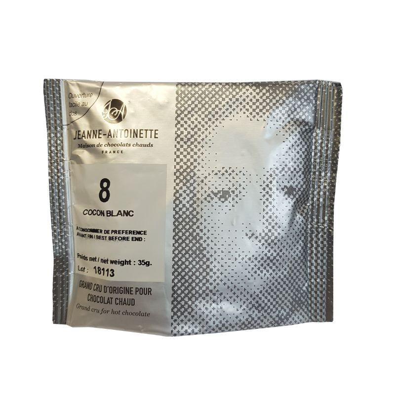 Sachet individuel chocolat - Cocon Blanc Sachet individuel chocolat - Cocon Blanc