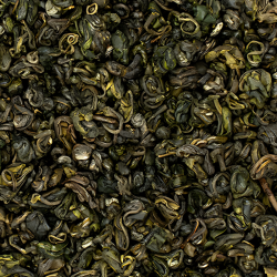 Apperçu du contenu du sachet de thé noir Emerald Bio Jeanne-Antoinette