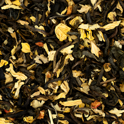 Apperçu du contenu du sachet de thé vert Rose Pompadour Jeanne-Antoinette