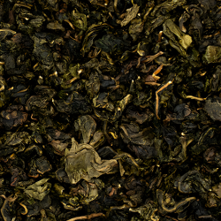 Apperçu du contenu du sachet de thé bleu le secret de la marquise Jeanne-Antoinette