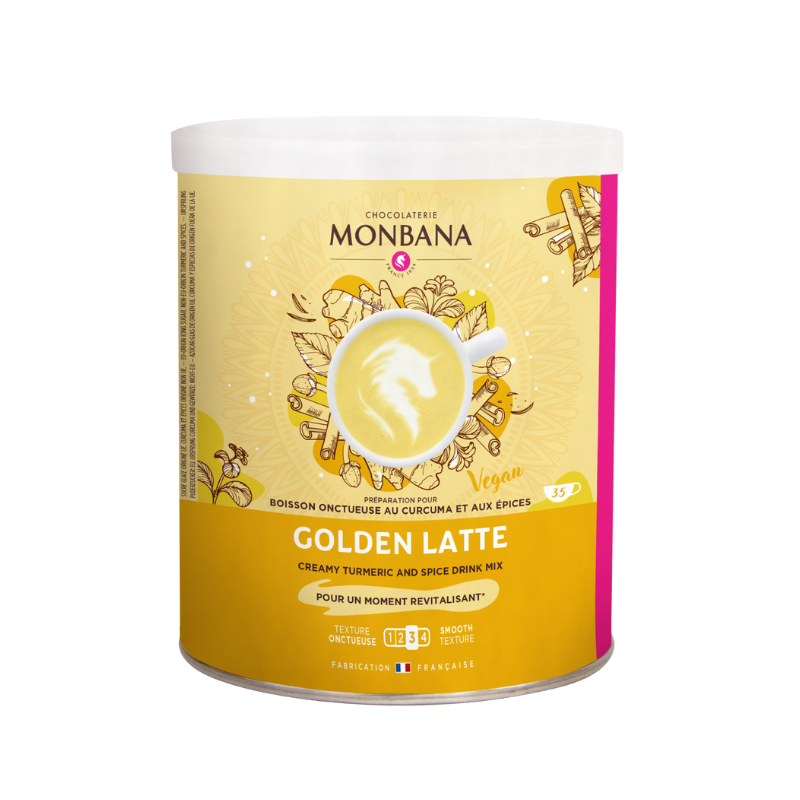 Boîte de poudre Monbana Golden Latté Boîte de poudre Monbana Golden Latté