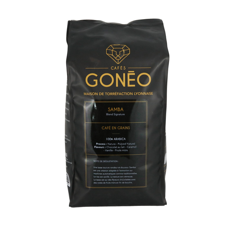 Samba - Café du Brésil en grains 100% Arabica | Café de spécialité - Cafés Gonéo