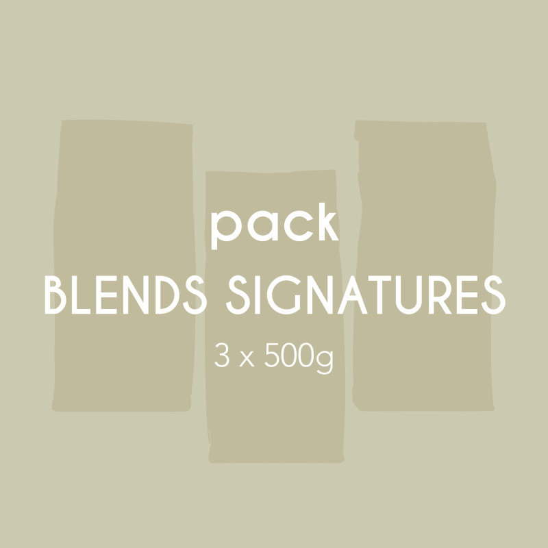Pack Blends Signature 3 x 500g | Cafés Gonéo
