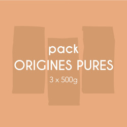 Pack Origines Pures 3 x 500g | Cafés Gonéo