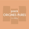Pack Origines Pures 3 x 500g | Cafés Gonéo