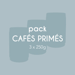 Pack Cafés Primés 3 x 250g | Cafés Gonéo