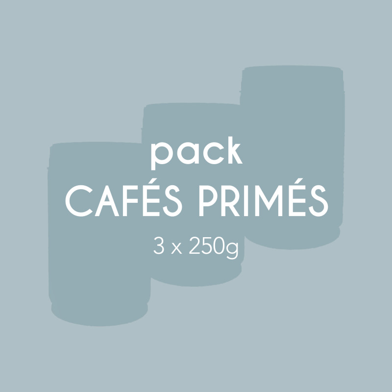 Pack Cafés Primés 3 x 250g | Cafés Gonéo Pack Cafés Primés 3 x 250g | Cafés Gonéo
