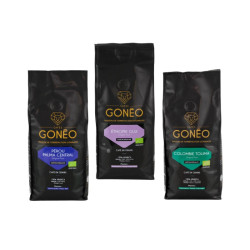 Pack Cafés BIO 3x500 g | Cafés Gonéo