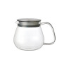 Théière KINTO UNITEA One Touch 460 ml – Verre & Inox | Cafés Gonéo