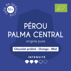 Pérou Palma Central | Capsules compatibles Nespresso® | Cafés Gonéo