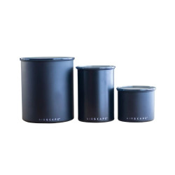 Boîte de conservation café Airscape Noir Mat – 250g, 500g, 1kg | Cafés